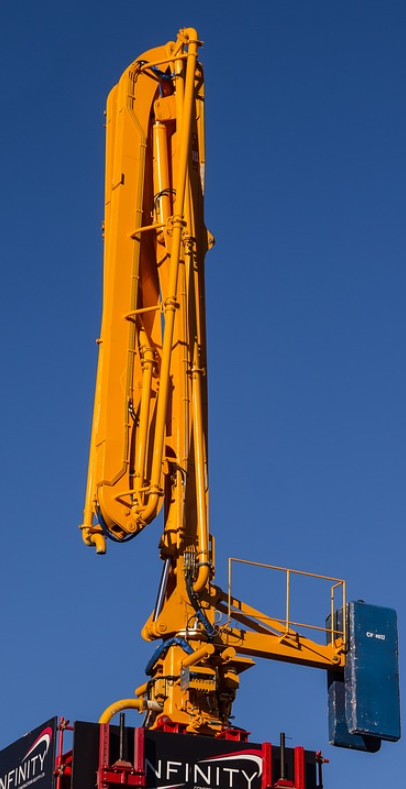 this image shows bakersfield california concrete pump